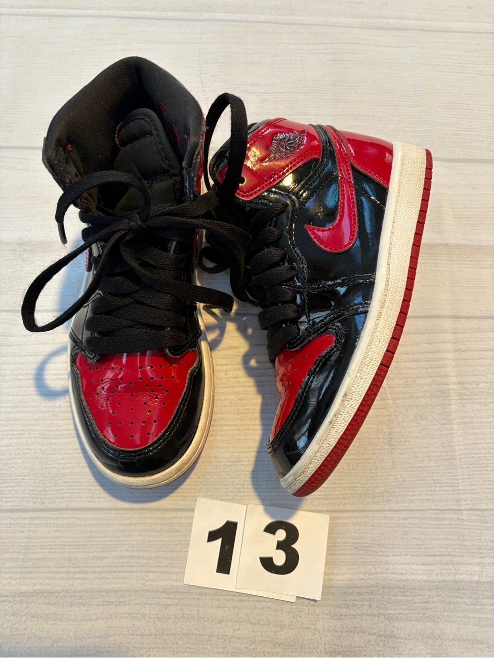 Nike Jordan Black and Red Sneakers